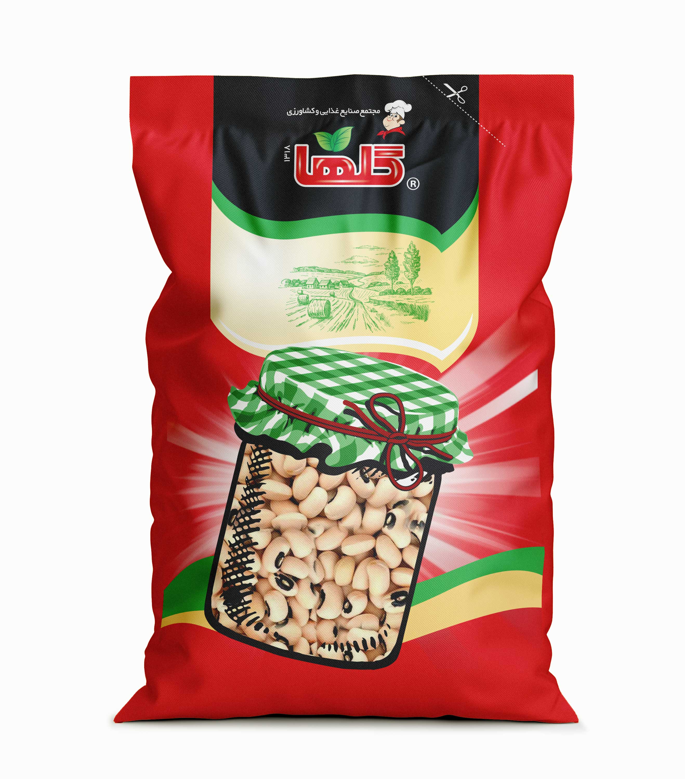 لوبیا چشم بلبلی _ نیم کیلویی